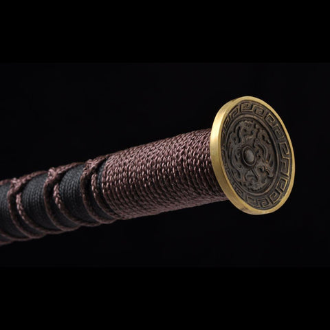 Handmade Chinese Sword Warring States BenChu Jian Folded Steel Eight-Sided Blade-COOLKATANA-SL-6019-U