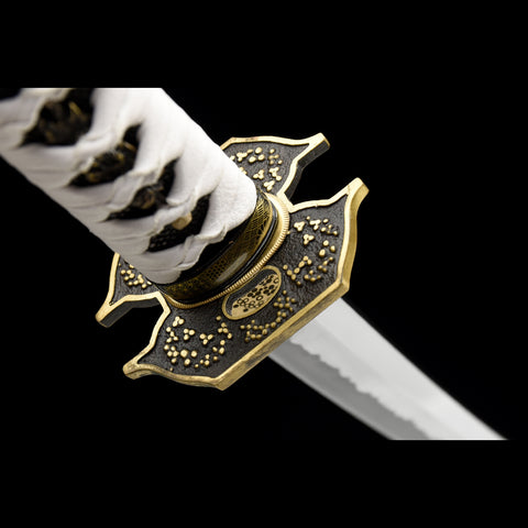Dante Devil May Cry 5 Katana Yamato 1095 High Carbon Steel Choji Hamon Hazuya Polish Tsuba Fitting SL-1379 5