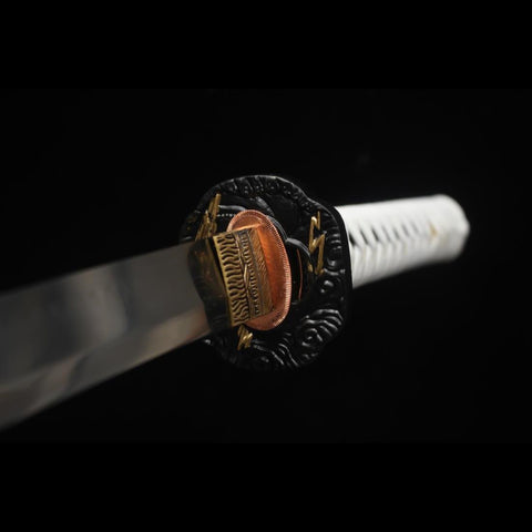 game sword katana ghost of tsushima jin sakai Short Katana Swod T10 Steel Blade Tsuba Fitting HY-0024 COOLKATANA 4