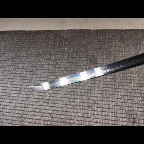 Handmade Game Ghost of Tsushima Katana Sword T10 Steel Blade Clay Tempered Genuine Leather Ito-COOLKATANA