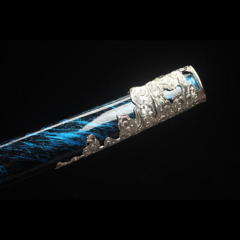 game sword katana ghost of tsushima jin sakai Katana Sword T10 Steel Blade with Bo-Hi Saya HY-0021 10