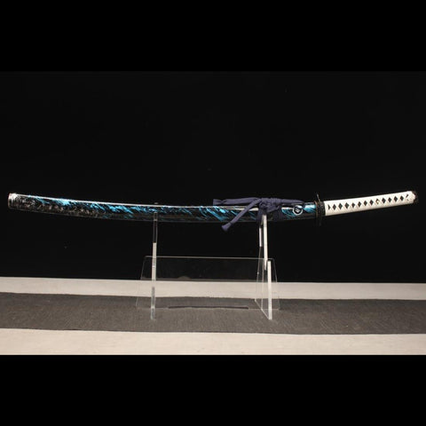 game sword katana ghost of tsushima jin sakai Katana Sword High Manganese Steel with Bo-Hi HY-0020 2