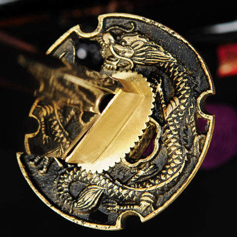 Hand Forged Japanese Daisho Katana Sword+Wakizashi Sword 2 Piece Set Brass Tsuba-COOLKATANA