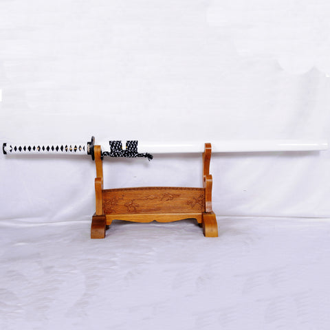 Hand Forged Japanese Ninja Sword 9260 Spring Steel Straight Blade Ninjato Bamboo Tsuba-COOLKATANA-SL-1046-U