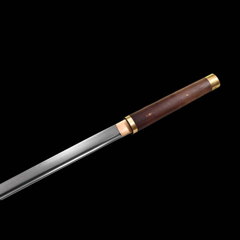 Hand Forged Japanese Ninjato Sword Folded Steel Straight Blade Full Tang-COOLKATANA-SL-1325-U