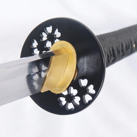 Hand Forged Japanese Samurai Katana Sword 1095 Carbon Steel Blade Full Tang-COOLKATANA-SL1267-U