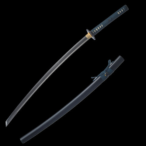 Hand Forged Japanese Samurai Katana Sword 1095 Carbon Steel Clay Tempered Kiriha-Zukuri-COOLKATANA