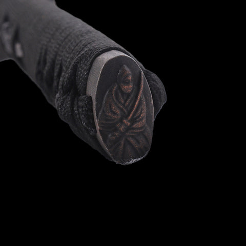 Hand Forged Japanese Samurai Katana Sword 1095 Carbon Steel Unokubi-Zukuri Blade Hand-Abrasive Hamon-COOLKATANA-SL-1100-U