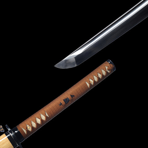 Hand Forged Japanese Samurai Katana Sword 1095 High Carbon Steel Blade Hand-Engraved Dragon-COOLKATANA-SL-1320-U