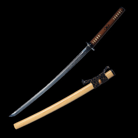 Hand Forged Japanese Samurai Katana Sword 1095 High Carbon Steel Blade Hand-Engraved Dragon-COOLKATANA-SL-1320-U