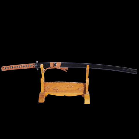 Hand Forged Japanese Samurai Katana Sword 1095 High Carbon Steel Fake Hamon Full Tang-COOLKATANA-SL-1056-U