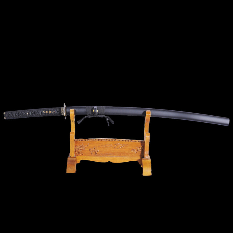 Hand Forged Japanese Samurai Katana Sword 9260 Spring Steel Dragon Tsuba Unokubi-Zukuri Blade Sharp - COOLKATANA 
