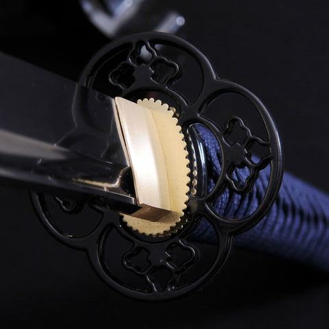 Hand Forged Japanese Samurai Katana Sword Damascus Folded Steel Blade Alloy Tsuba-COOLKATANA-SL-770-U