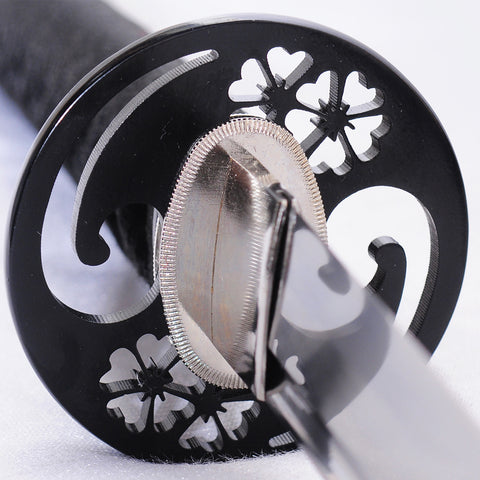 Hand Forged Japanese Samurai Katana Sword Folded Steel Abrasived Hamon Full Tang-COOLKATANA-SL-1055-U