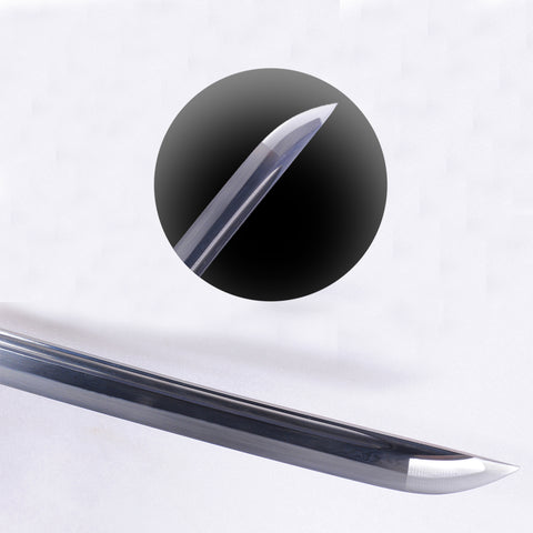 Hand Forged Japanese Samurai Katana Sword Folded Steel Abrasived Hamon Full Tang-COOLKATANA-SL-1055-U