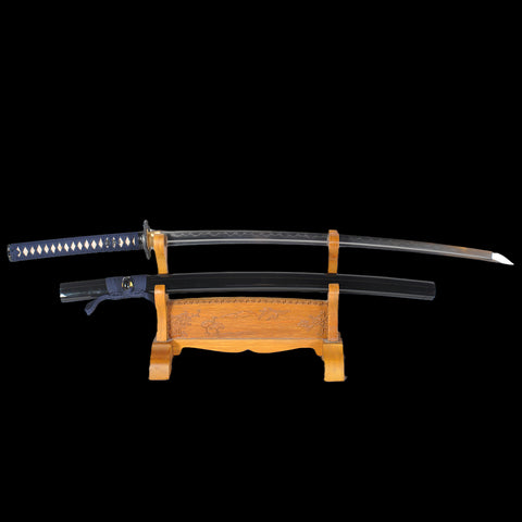 Hand Forged Japanese Samurai Katana Sword Folded Steel Clay Tempered Full Tang Functional-COOLKATANA-SL-1184-U
