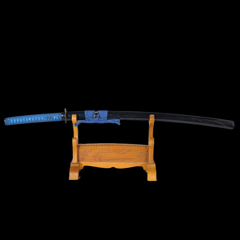 Hand Forged Japanese Samurai Katana Sword Folded Steel Clay Tempered Full Tang-COOLKATANA-SL-1185-U