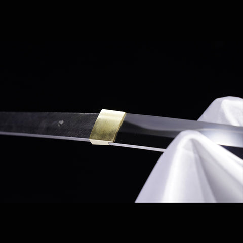 Hand Forged Japanese Samurai Katana Sword High Hardness High Toughness Tool Steel Clay Tempered-COOLKATANA-ZS-0037-U