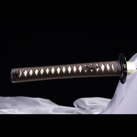 Hand Forged Japanese Samurai Katana Sword High Hardness High Toughness Tool Steel Clay Tempered-COOLKATANA-ZS-0037-U