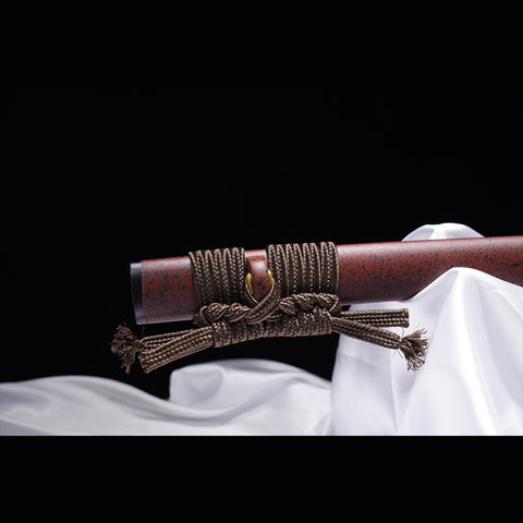 Hand Forged Japanese Samurai Katana Sword High Hardness High Toughness Tool Steel Clay Tempered-COOLKATANA-ZS-0037-U