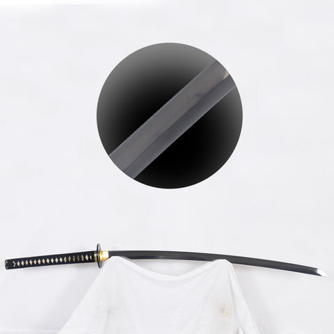 Hand Forged Japanese Samurai Katana Sword Kumo(Spider) 1095 High Carbon Steel Full Tang Iron Tsuba-COOLKATANA-SL-1289-U