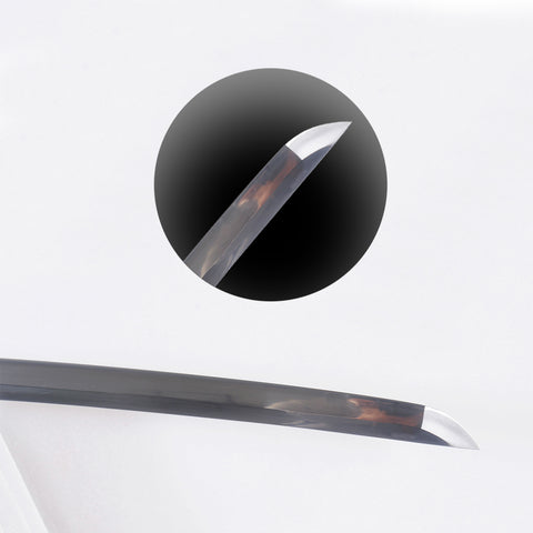 Hand Forged Japanese Samurai Katana Sword Kumo(Spider) 1095 High Carbon Steel Full Tang Iron Tsuba-COOLKATANA-SL-1289-U