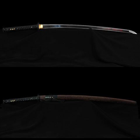 Hand Forged Japanese Samurai Katana Sword O-Kissaki 1095 Carbon Steel Clay Tempered Blade Suguha Hazuya Polish-COOLKATANA-SL-1386-U