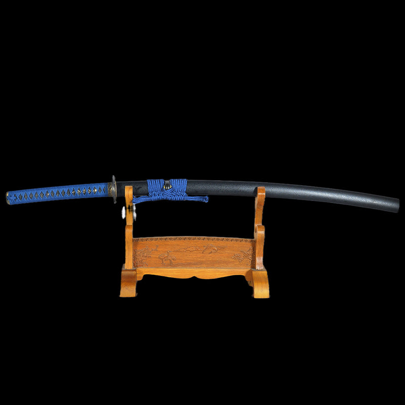 Hand Forged Japanese Samurai Katana Sword O-Kissaki 1095 High Carbon Steel Clay Tempered Bruce Lee Tsuba - COOLKATANA 