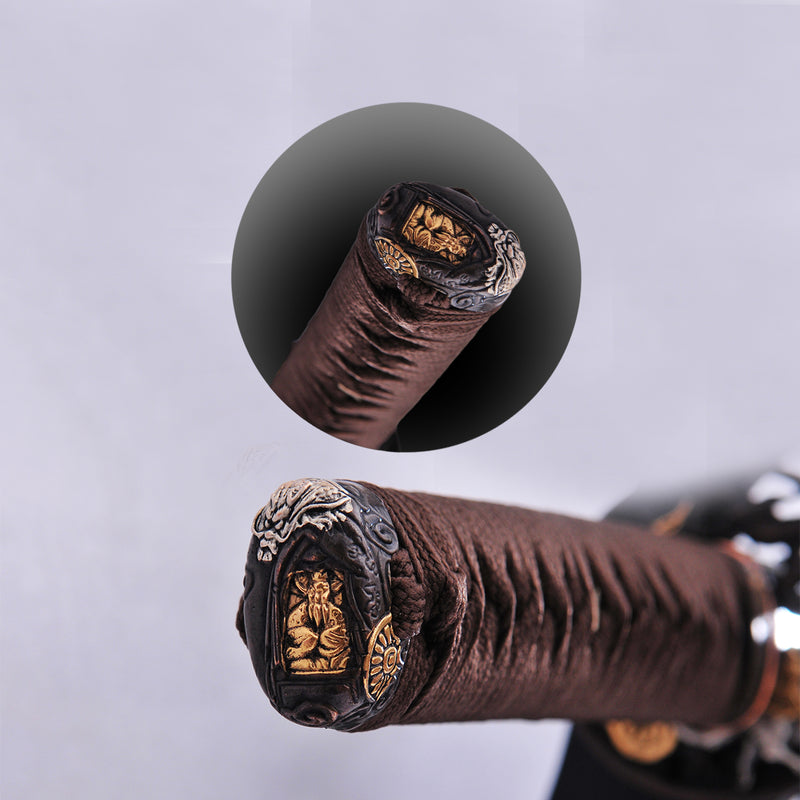 Hand Forged Japanese Sword Set Katana+Wakizashi+Tanto Unokubi-Zukuri Blade Full Tang - COOLKATANA 