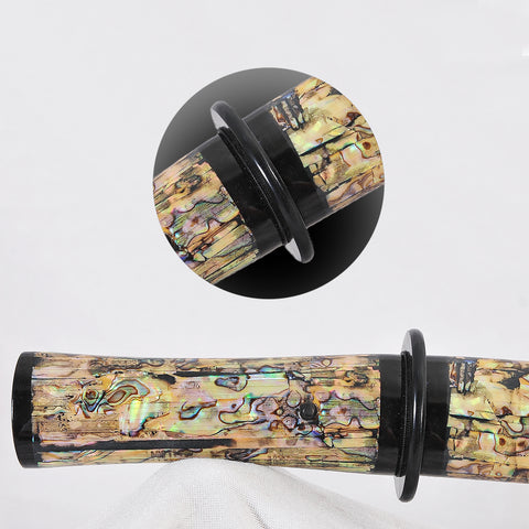 Hand Forged Japanese Tanto Sword O-Kissaki Honsanmai Clay Tempered Osoraku Shell Saya-COOLKATANA-SL-1334-U