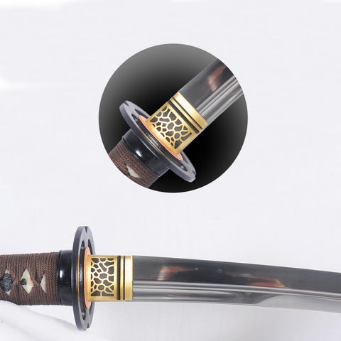 Hand Forged Japanese Tanto Sword Short Sword 1095 High Carbon Steel Full Tang Sharp-COOLKATANA-SL-1263-U