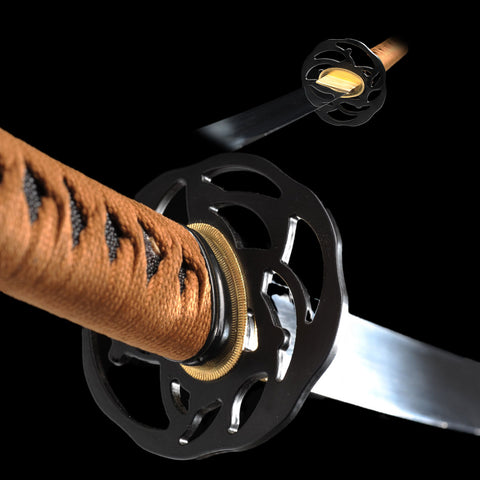 Hand Forged Japanese Wakizashi Sword 1095 High Carbon Steel Blade Full Tang-COOLKATANA-SL-1241-U