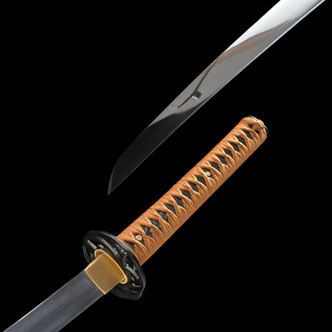 Hand Forged Japanese Wakizashi Sword 1095 High Carbon Steel Blade Full Tang-COOLKATANA-SL-1241-U