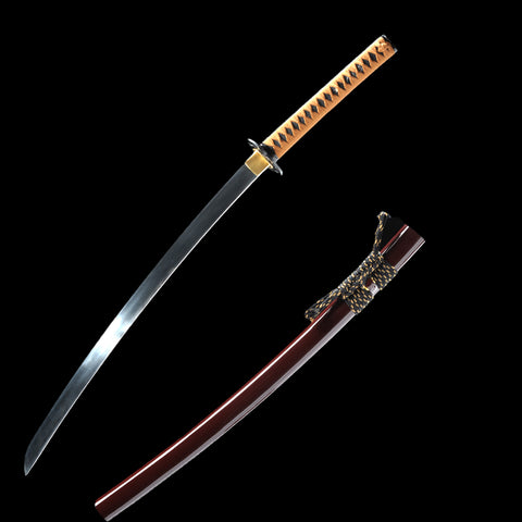 Hand Forged Japanese Wakizashi Sword 1095 High Carbon Steel Blade Full Tang-COOLKATANA-SL-1241-U