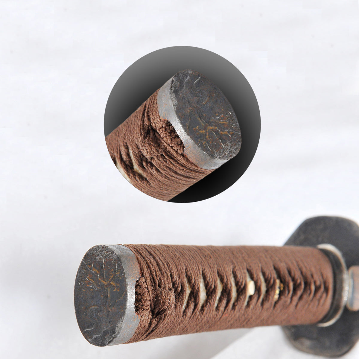 Hand Forged Japanese Wakizashi Sword Folded Steel Feathered-Pattern An ...