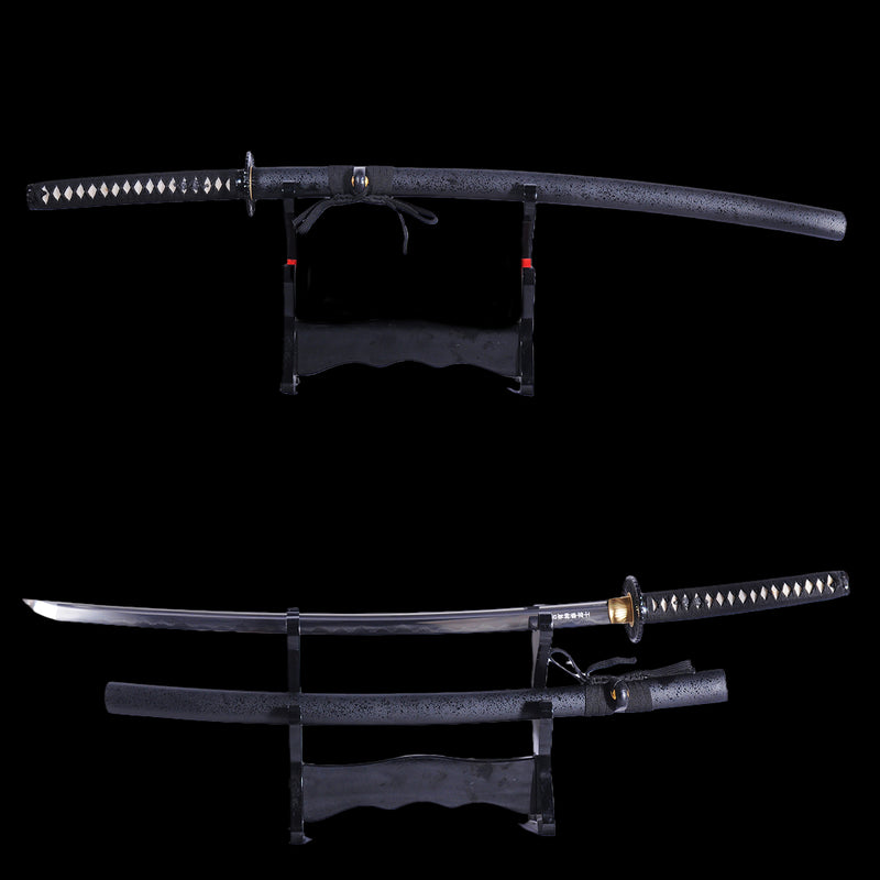 Hand Forged Last Samurai Sword Japanese Katana Sword Honsanmai Clay Tempered Battle Ready - COOLKATANA 