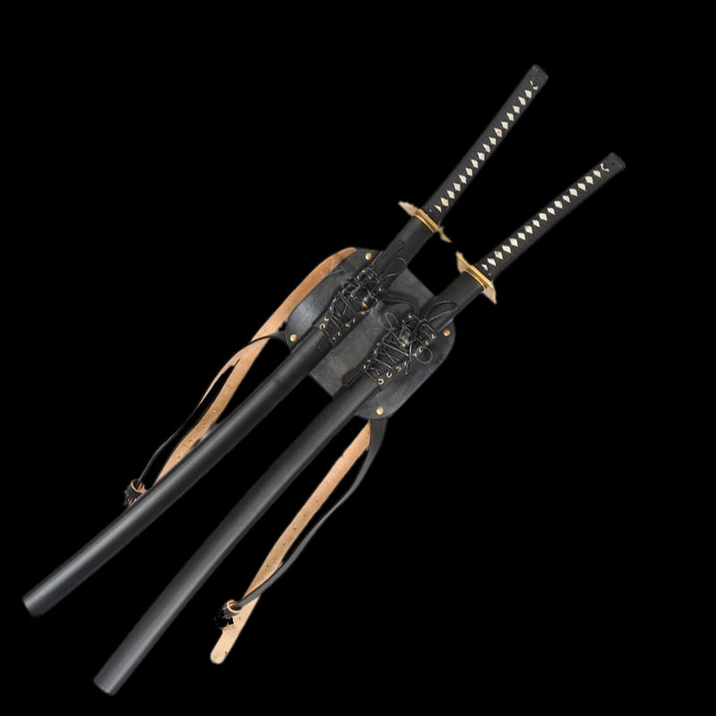 Hand Marvel Deadpool Double Swords Replica Folded Steel Brass