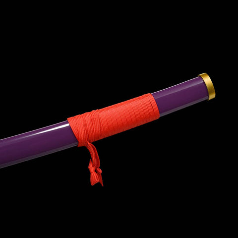 one piece roronoa zoro anime katana Enma Sword 1095 High Carbon Steel Clay Tempered Saya SL-1418-U COOLKATANA 21