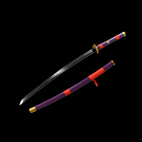 one piece roronoa zoro anime katana Enma Sword 1095 High Carbon Steel Clay Tempered Hand Yokote SL-1418-U COOLKATANA 20