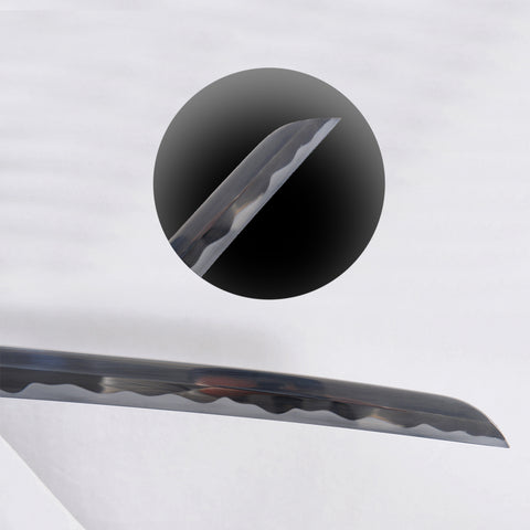Hand Forged Rurouni Kenshin Sakabato Katana Japanese Sword 1095 Steel Reversed Cutting Edge Sharp Full Tang-COOLKATANA-SL-1288-U