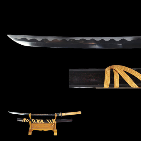 Hand Forged Rurouni Kenshin Sakabato Katana Japanese Sword Reversed Cutting Edge 1095 Steel Battle Ready-COOLKATANA