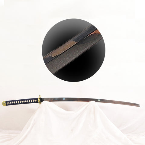 one piece roronoa zoro anime katana Shusui Sword 1095 Carbon Steel Clay Tempered SL-1343 1
