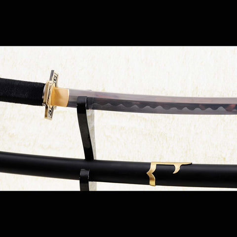 Hand Forged Yubashiri Sword Anime Roronoa Zoro One Piece Battle Ready Clay Tempered-COOLKATANA