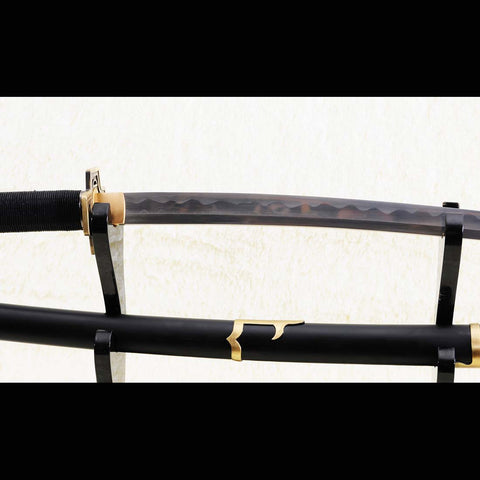 one piece roronoa zoro anime katana Yubashiri katana Battle Ready Clay Tempered  SL-849 COOLKATANA 16