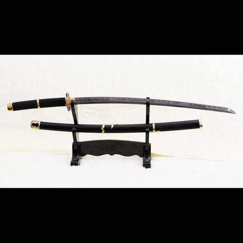 Hand Forged Yubashiri Sword Anime Roronoa Zoro One Piece Battle Ready Clay Tempered-COOLKATANA