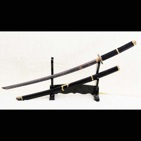 Hand Forged Yubashiri Sword Anime Roronoa Zoro One Piece Battle Ready Clay Tempered-COOLKATANA