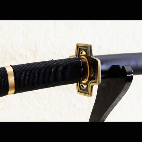 Hand Forged Yubashiri Sword Anime Roronoa Zoro One Piece Battle Ready Clay Tempered-COOLKATANA