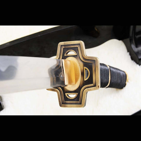 one piece roronoa zoro anime katana Yubashiri katana Battle Ready Clay Tempered Tsuba Fitting SL-849 COOLKATANA 5