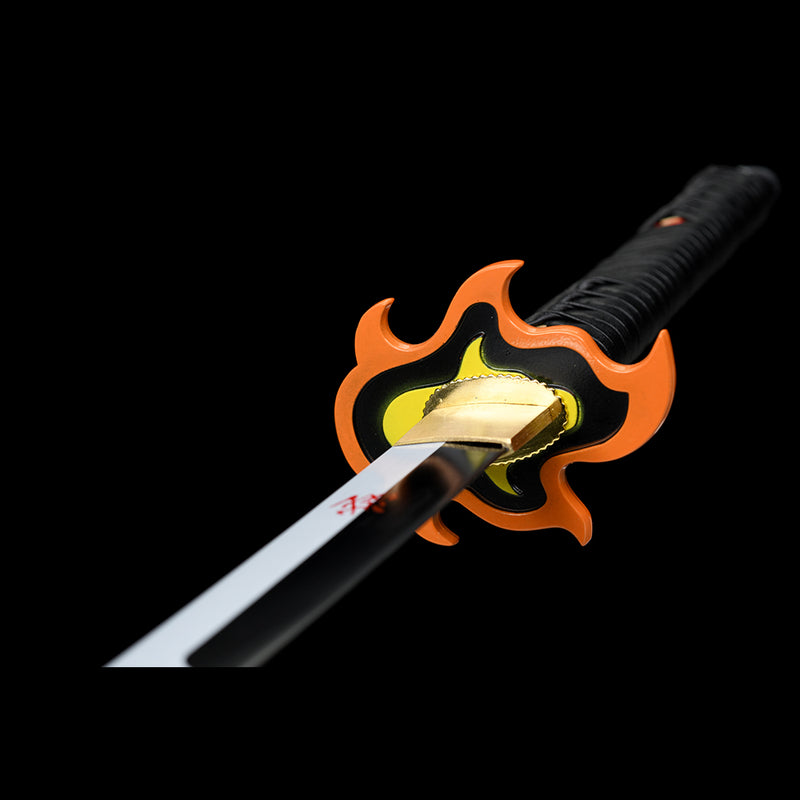 1095 High Carbon Steel Black Demon Slayer Tanjiro Nichirin 3rd Generation Katana Sword - COOLKATANA 