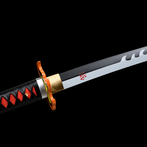 1095 High Carbon Steel Black Katana Sword